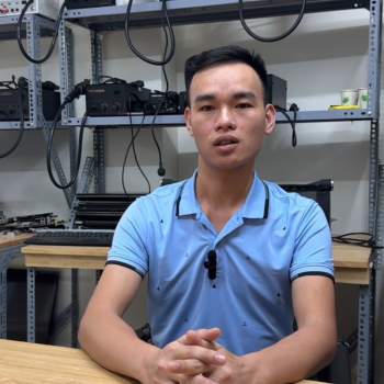 Anh Đỗ Văn Huỳnh 34 tuổi – hành trình trở thành kỹ thuật viên sửa chữa điện lạnh, tivi và amply